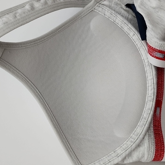 ⭐️2/ $30⭐️Tommy Hilfiger Heathered Grey Sports Bra Criss Cross Straps  Sz Small - Picture 11 of 16